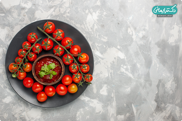 گوجه، مناسب جهت تنظیم فشار خون گوجه، مناسب جهت تنظیم فشار خون